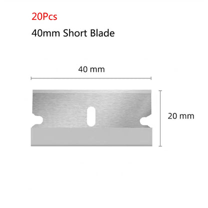Aquarium Algae Remover Scraper Blade Metal Replacement Blades algae removal Fish Tank Aquatic Water Plant Grass Cleaning Tools