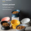 Ceramic bowl, cat bowl, dog bowl, pet bowl, slanted mouth, high foot protection, cervical spine, dog, cat, food bowl, pet suppli