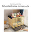 Dog cage Medium and large dog household Dog cage with toilet Square pipe Bold reinforcement Villa indoor Golden Retriever Labrad