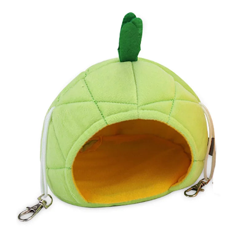 Cute Hamster Bird Cage Hammock Winter Warm Little Pet House Home for Sugar Glider Chipmunks Parrot mascotas Sleeping Bags Beds