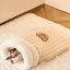 New Creative Pocket Cat Nest Semi-enclosed Pet Sleeping Bag Lambswool PP Cotton Warm And Comfortable Cat Sleeping 44/54cm Bag