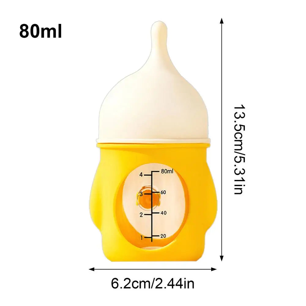 Pet Nursing Bottle Nursing Kitten Feeder Anti-Choking Silicone Feeding Nipple Small Animals Feeder with Visual Scale for Guinea