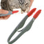 Dog Eye Comb Silicone Brush Head Pet Comb For Tear Stains With Anti-Slip Handle Durable Dog Eye Booger Remover Soft for Pets
