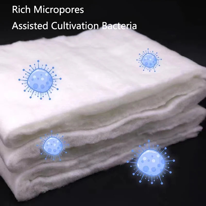 High Quality Cashmere Biochemical Aquarium Cotton Sponge Fish Tank Filtration Foam Spongs Aquarium Water Filter Cotton Pad Mat