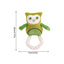 Dog Squeak Toys Owl Design Stuffed Dog Toys Durable Rope Plush Chew Fetch Brain Stimulating Toy Squeaky Pet Interactive Toy