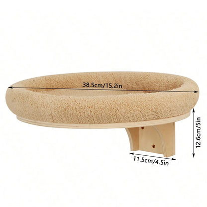 1Pc Cat Wall Mounted Bridge & Scratching Post & Cat Hammock Cat Nest Cat Sisal Stairway Ladder for Kittens Pet Indoor Furniture