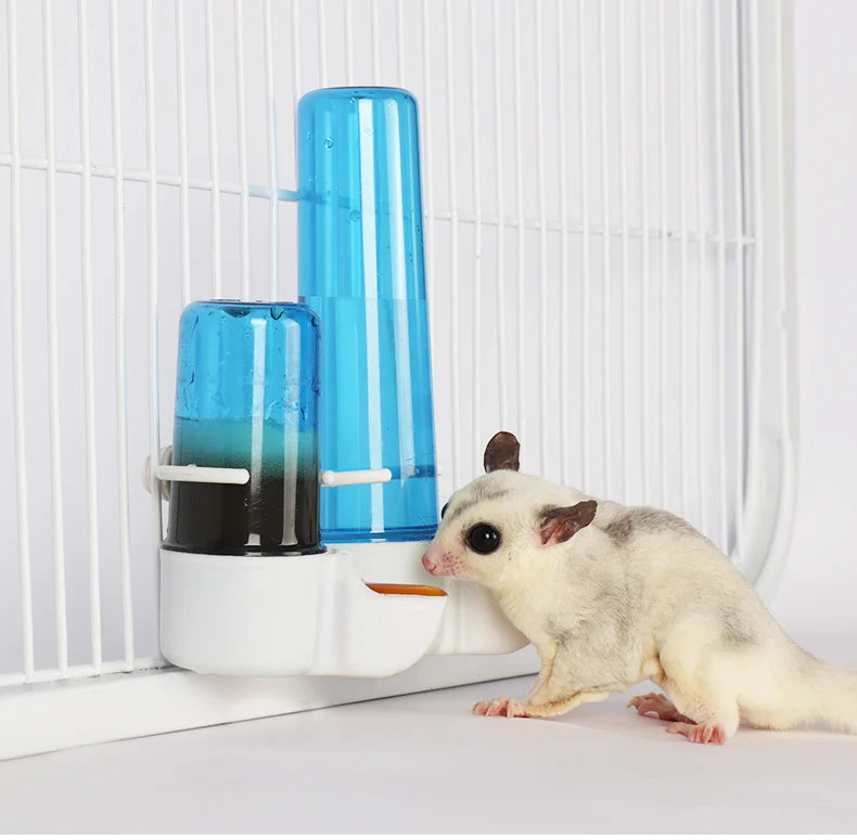 Honey Glider SuppliesHoney FeederHanging Water FeederFood BoxSquirrel Honey Quoll, Bird Bowl Automatic Silence