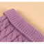 Teddy Bear Small Dog Clothes Solid Color Warm Winter Sweaters for Cats Lightweight Knitting Vest Leisure Outdoor Pet Overalls