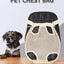1PC Adjustable Pet Cat Chest Backpack For Outdoor Carrying Mesh Ventilation For Hiking Camping Trips Sling Bag In Small