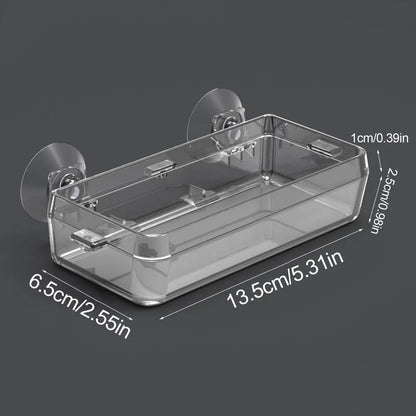Reptile Ledge Feeder Suction Cup Gecko Ledge Feeder Anti-Escape Mealworm Bowl Durable Feeding Basin Pet Supplies