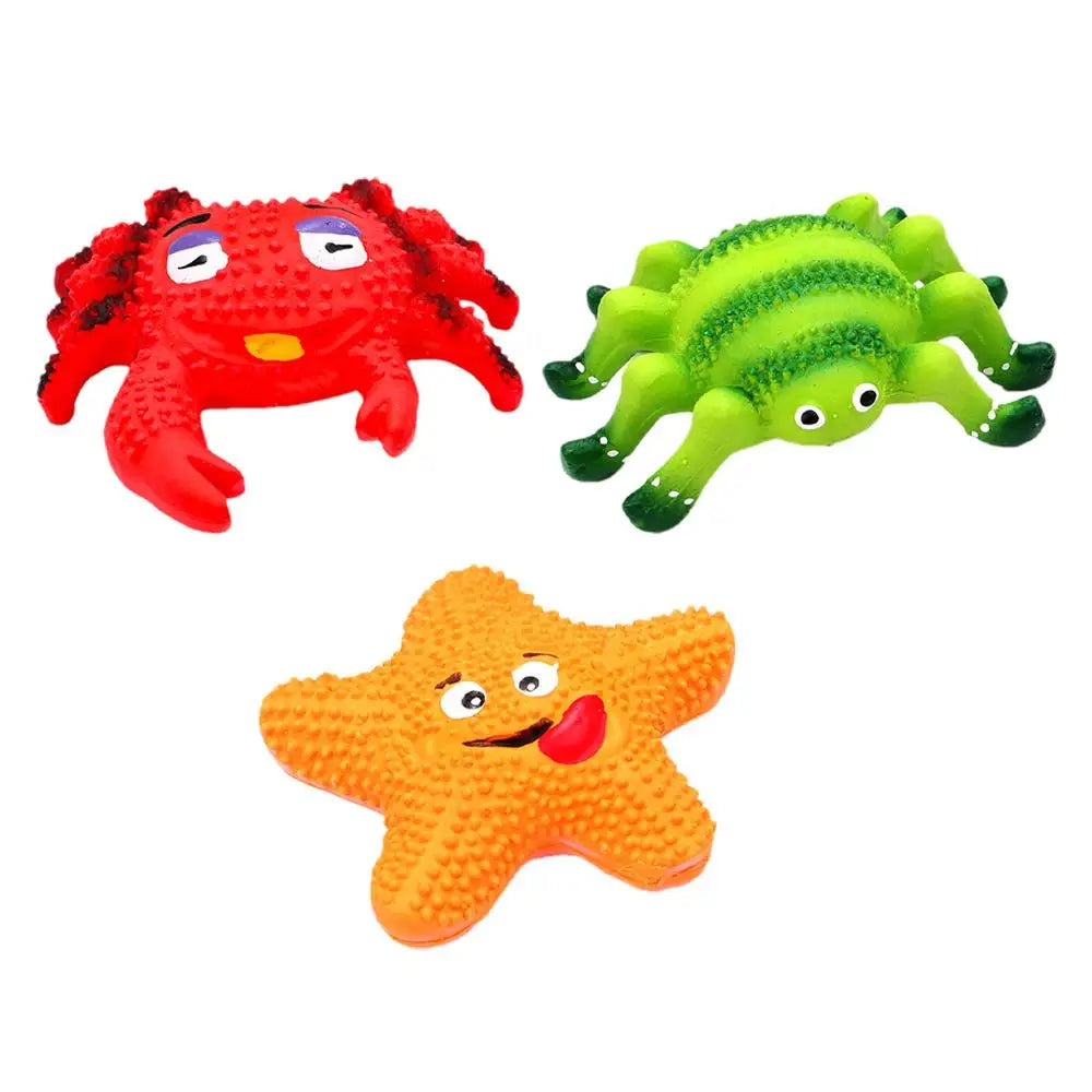 Pet Squeaky Toy Dog Teeth Cleaning Toys Sound Interactive Dog Teether Bite Resistant Funny Puppy Chewing Playing Toys