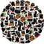 Etori Life 46pcs PVC Cute Cartoon Japanese Black Cat Pattern Student DIY Cups,Scrapbooks,Laptops Decoration Stickers