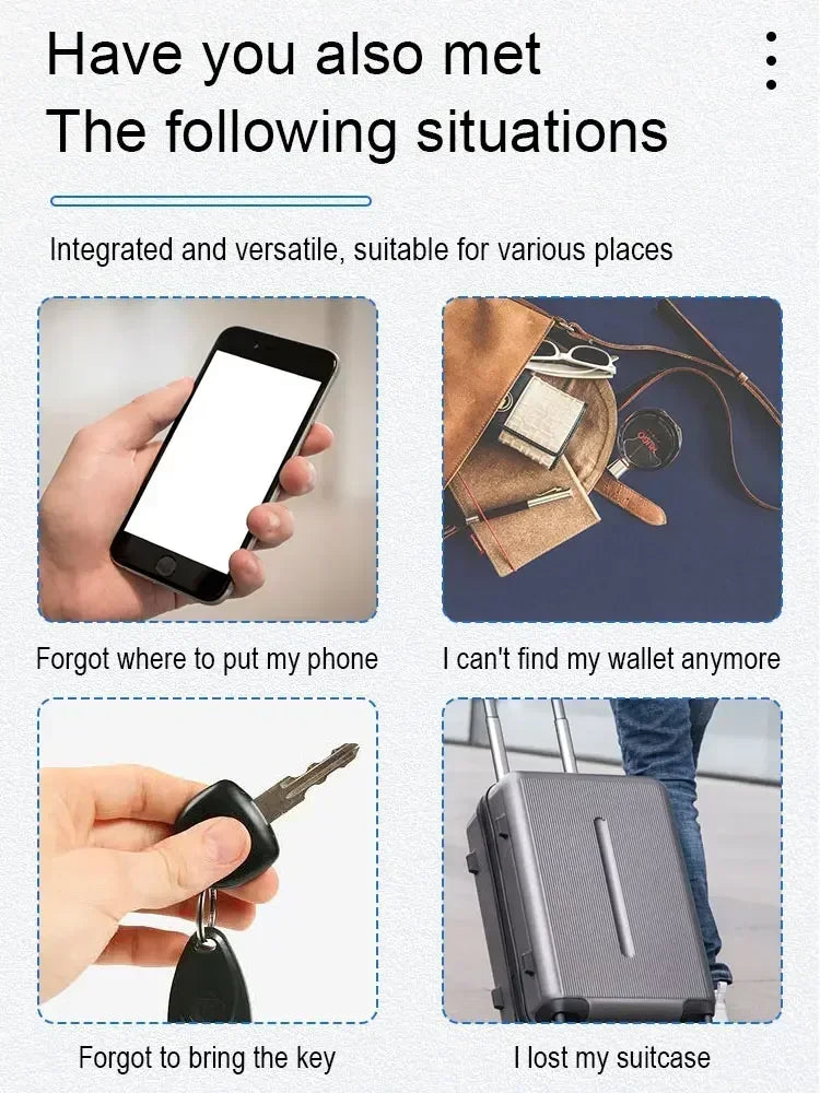 Pet Smart Finder Tracker Key Finder Phone Airtag APP Search With Alarm Real-time Location Children Positioning Smart Pet Locator