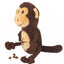 Dog Plush Toy Product With Teeth Grinding And Bite Resistant Plush Filling Squeaking And Noisy Toys Monkey Fleece Squeak Toys