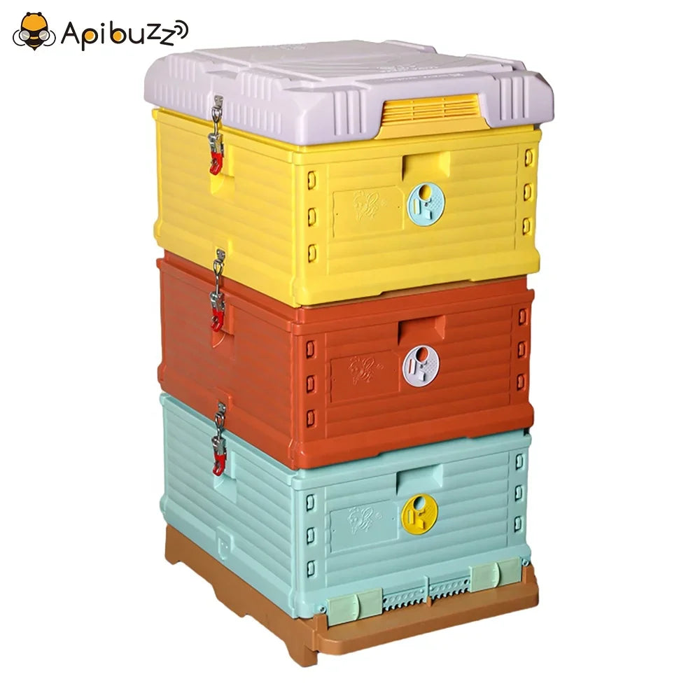 Langstroth 3-Layer 10-Frame Thermo Plastic Bee Hives for Sale - Bee Hive Box - Beekeeping Equipment Wholesale - Beehive Supplies