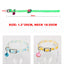 Fashion Pet Glowing Collars with Bell Glow at Night Dogs Cats Necklace Light Luminous Neck Ring Accessories for Kitten and Puppy