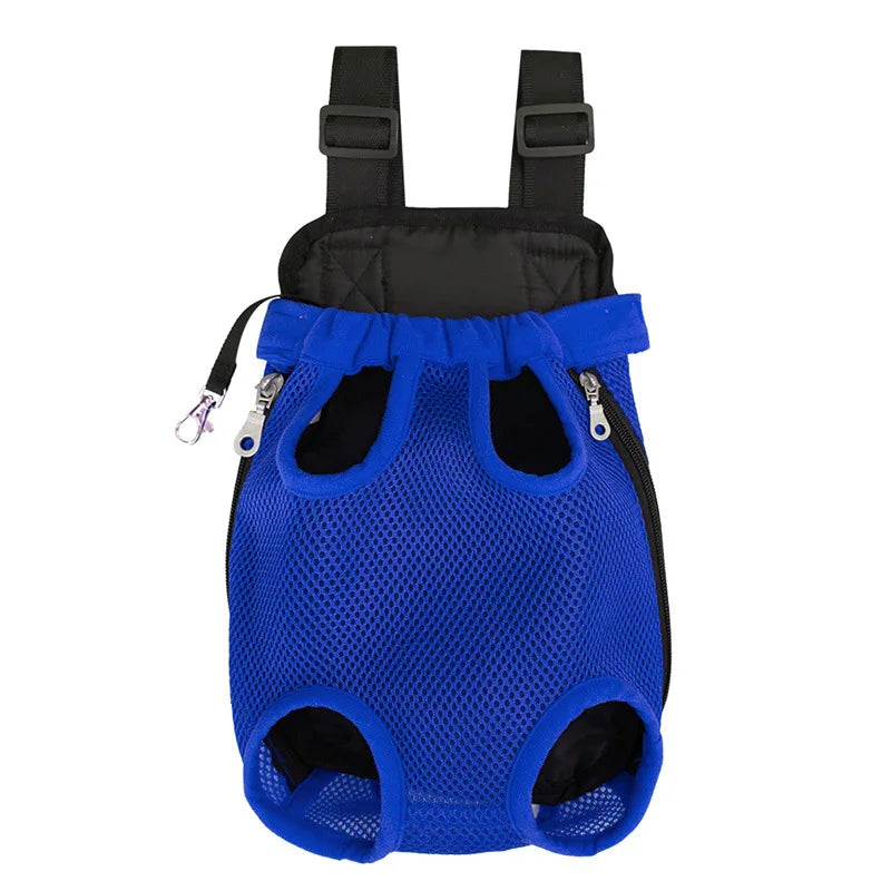 Pet Double Shoulder Portable Dog Backpack Mesh Breathable Carriers Dog Bag for Small Dogs Cat Puppy Outdoor Travel Pet Supplies