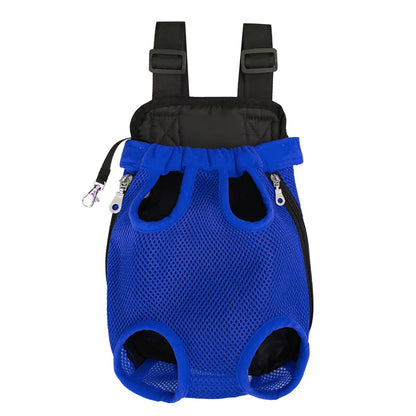 Pet Double Shoulder Portable Dog Backpack Mesh Breathable Carriers Dog Bag for Small Dogs Cat Puppy Outdoor Travel Pet Supplies