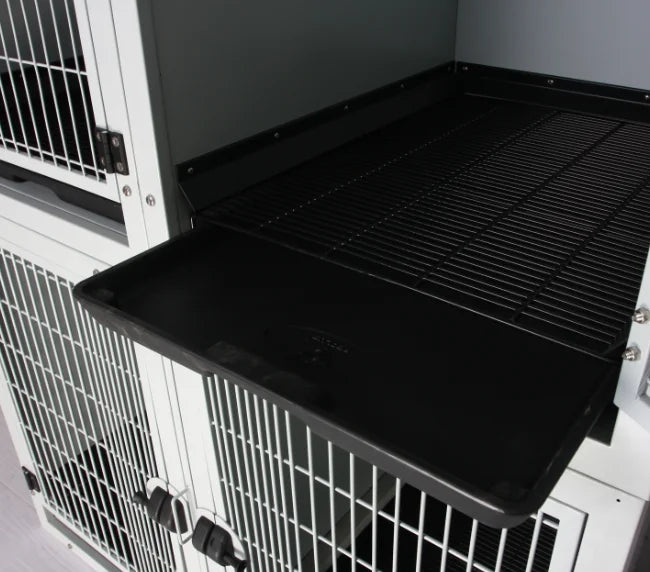 KA-505D Hot Sale Stainless Steel Pet-Showing Dog Cat Cage for Veterinary Powder coating high quality pet kennel