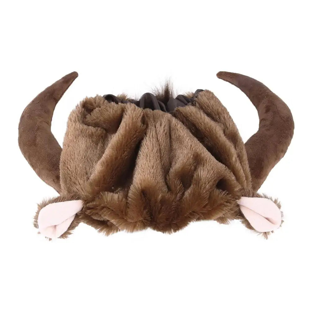 Funny Horn Headgear Pet Hat Headwear Wig Pet Dog Cat Halloween Clothes Pet Dog Accessories For Large Dogs Pet Supplies