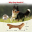 Gigwi Dog Chew Toys Real Wooden Deer Antlers for Aggressive Chewers Large Dog Chewing Indestructible Tough Durable Pet Toys Gift