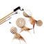 1PC Teaser Feather Toys Kitten Funny Colorful Rod Cat Wand Toys Wood Pet Cat Toys Interactive Stick Pet Cat Supplies