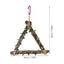 Bird Cage Hammock Swing Toy Woven Cage Hammock Parrot Swing Toy Teeth Care Bird Climbing Hammock Playing For Parrots Parakeets