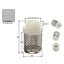 Stainless Steel Aquarium Filter Inlet Sleeve Mesh Shrimp Nets Special Shrimp Cylinder Filter Inflow Inlet Protect cessories New