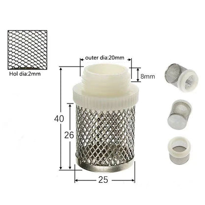Stainless Steel Aquarium Filter Inlet Sleeve Mesh Shrimp Nets Special Shrimp Cylinder Filter Inflow Inlet Protect cessories New