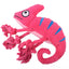 Dog Plush Toy Spot Plush Stuffed Molars Bite-resistant Squeaking Sound Chameleon Pet Dog Toys Fleece Squeak Toys
