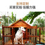 Outdoor Dog House Solid Wood Waterproof Large Dog Golden Retriever Kennel Rainproof Kennel Pet Villa Summer Outdoor Dog House