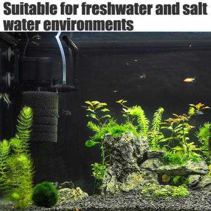 UXCELL 3/4PCS Fish Tank Sponge Filter Biochemical Water Inlet Pond Protection Air Pump Filtration Aquarium Tools Accessories Set