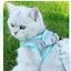 Cat Harness Leash Set Adjustable Dog Cat Collar for French Bulldog Harness Vest Puppy Chihuahua Pet Outdoor Walking Lead Leash