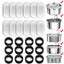 Activated Carbon Sponges Filters Replacement Filters Cat Water Fountain Filters Element for Stainless Steel Cat Water Fountain