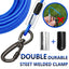 Tie Out Cable Dog Leash with spring Durable Anti-Bite Two Head dog Leash, Outdoor Dogs Leash Belt For Small Medium Dog Walking