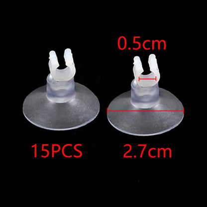 UXCELL Aquarium Suction Cup For 5/10/11/12.5/16/20/29mm Air Line Pipe Tube Wire Holder Used Sucker Fish Tank Pump Accessorie