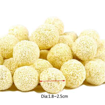 100/200/500g Aquarium Fish Tank Filter Media Balls Ceramic Biochemical Ball Activated Carbon Bio Balls Clean Water Accessories