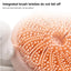 Dog Bath Scrubber Silicone Pet Shower Brush With Shampoo Dispenser Small Large Pet Hair Brush For Long Short Haired Cats Dogs