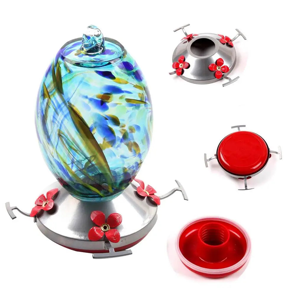 Hummingbird Water Feeder Backyard Bird Feeder For Tree With 4 Feeder Ports Garden Bird Feeder Hummingbird Feeder Wild Bird