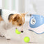 Automatic Dog Tennis Ball Launcher Dogs Chase Toys Automatic Fun Interactive Machine Fun Interactive Rechargable Catapult 6 Ball