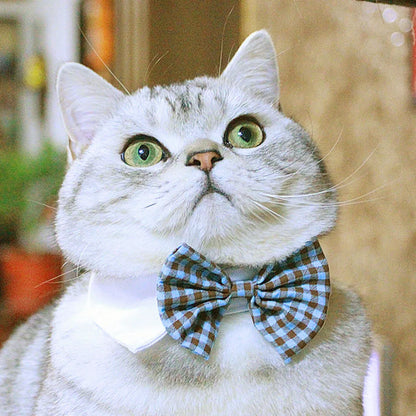 Pet Dog Cat Adjustable Bow Tie Collar Puppy Necktie Bowknot Bowtie Pet Cat Holiday Wedding Decoration Accessories for Small Dogs