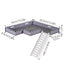 Hamster Platform With Ladder Safe PVC Play Gym With Ladder Pet Supplies Small Animal Habitat Decor For Hamsters Hedgehogs