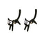Black Color Cat Design Earrings Stud Trendy Ins Girls Cute Women Earring Animal Design Black Painting