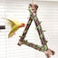 Bird Cage Hammock Swing Toy Woven Cage Hammock Parrot Swing Toy Teeth Care Bird Climbing Hammock Playing For Parrots Parakeets