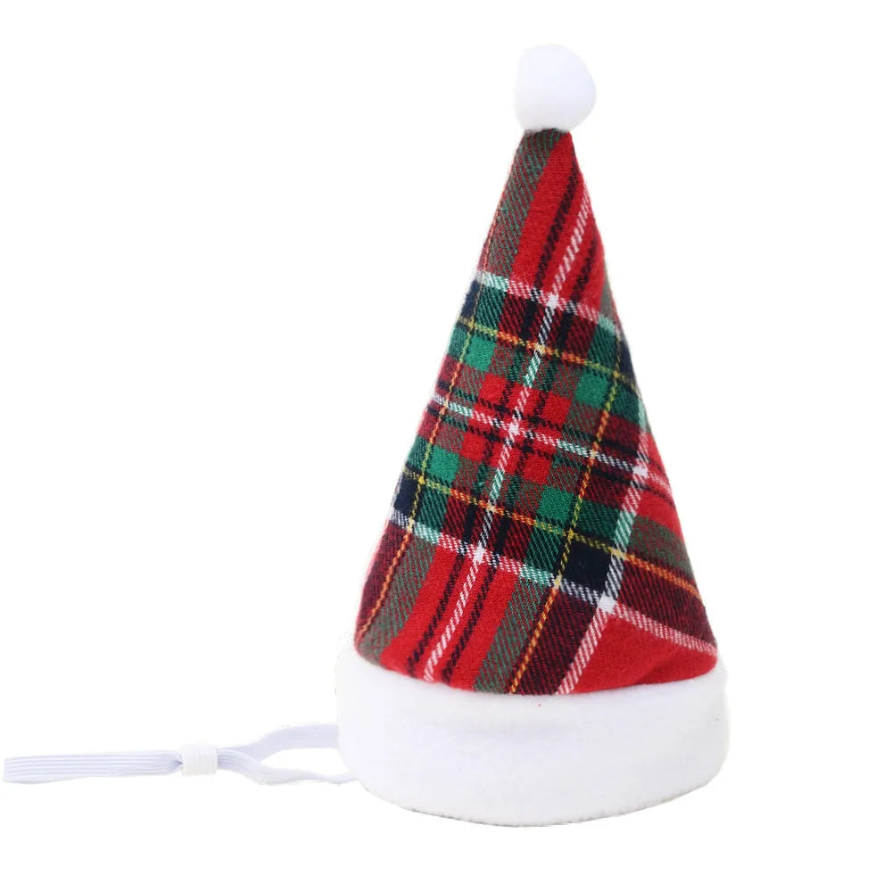 Pet Cat Dog Christmas Hat Cap Puppy Dog Accessories for Small Dogs Dog Costume Dog Hats for Cats Dog Costumes Pet Supplies