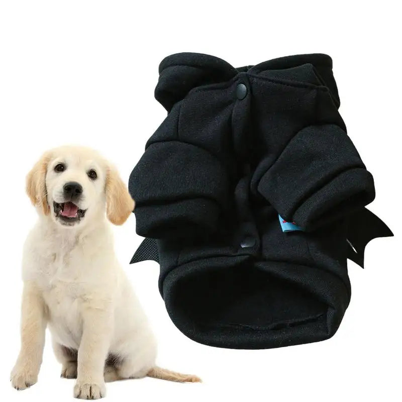 Pet Halloween Costumes Pet Clothes Halloween Black Bat Dogs Hoodies Halloween Dogs Hoodies Pet Outfit Clothing Cool Apparel For