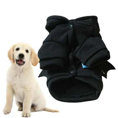 Pet Halloween Costumes Pet Clothes Halloween Black Bat Dogs Hoodies Halloween Dogs Hoodies Pet Outfit Clothing Cool Apparel For