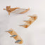 Cat Tree Tower Wooden Cat Climbing Shelves Cat Hammock Safe Perch Detachable & Easy-cleaning Wall Mounted Ladders Pet Furniture
