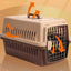 Pet air box, cat and dog car trunk cage, large medium and small cats and dogs can carry the checked box when they go out