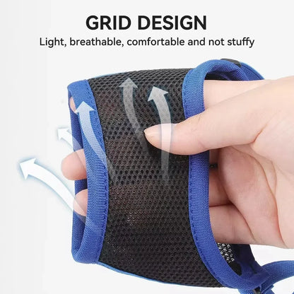 Adjustable Anti Bark Bite Mesh Muzzle for Dogs Pet Mouth Muzzle Stop Chewing for Puppies Nylon Belt Dog Accessories Pet Products